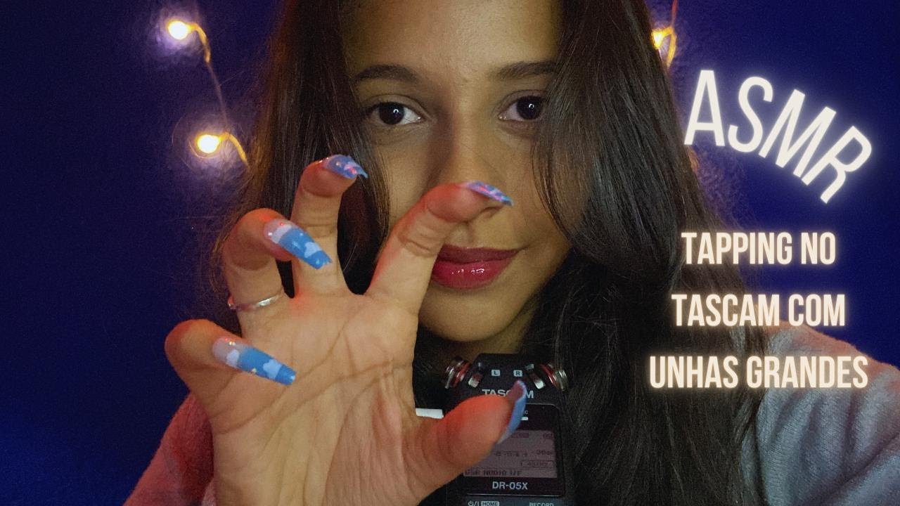 ASMR: tapping no tascam + sussurros e objetos