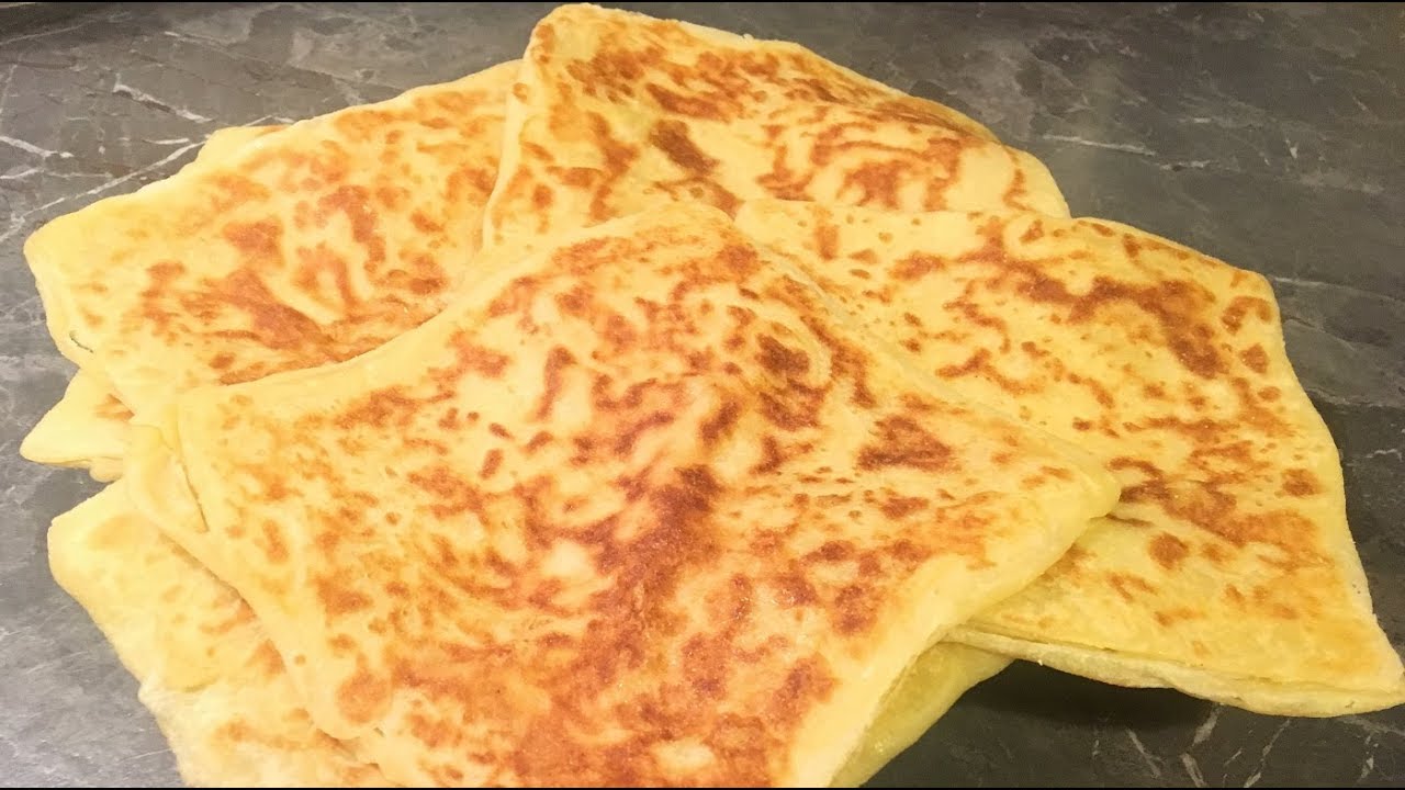 المسمن  بالحليب بدون زبدة ولا دليك الذي أشعل مواقع التواصل| Marokkanische Milch- Msemen neues Rezept