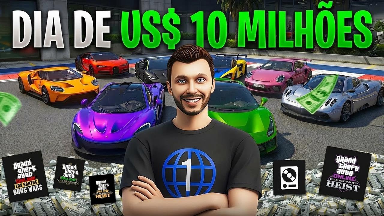 Como ganhar US$10 MILHÕES por dia em GTA Online sendo iniciante — Guia completo para novatos