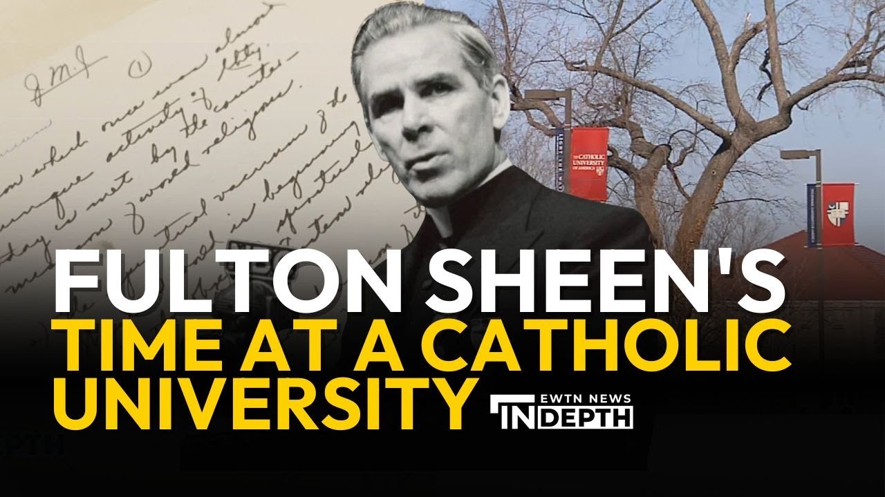 Digging Through the Archives of Fulton Sheen's Time at a Catholic University | EWTN News In Depth
