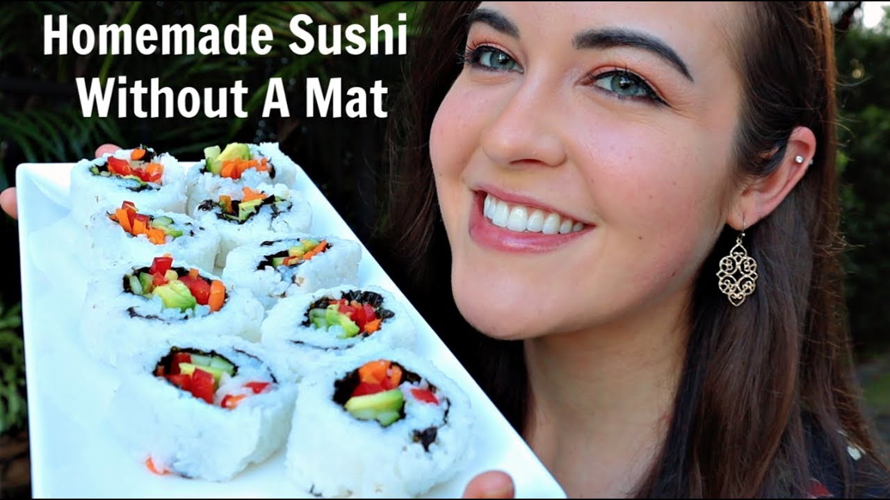 How to Make Sushi Without A Bamboo Mat!