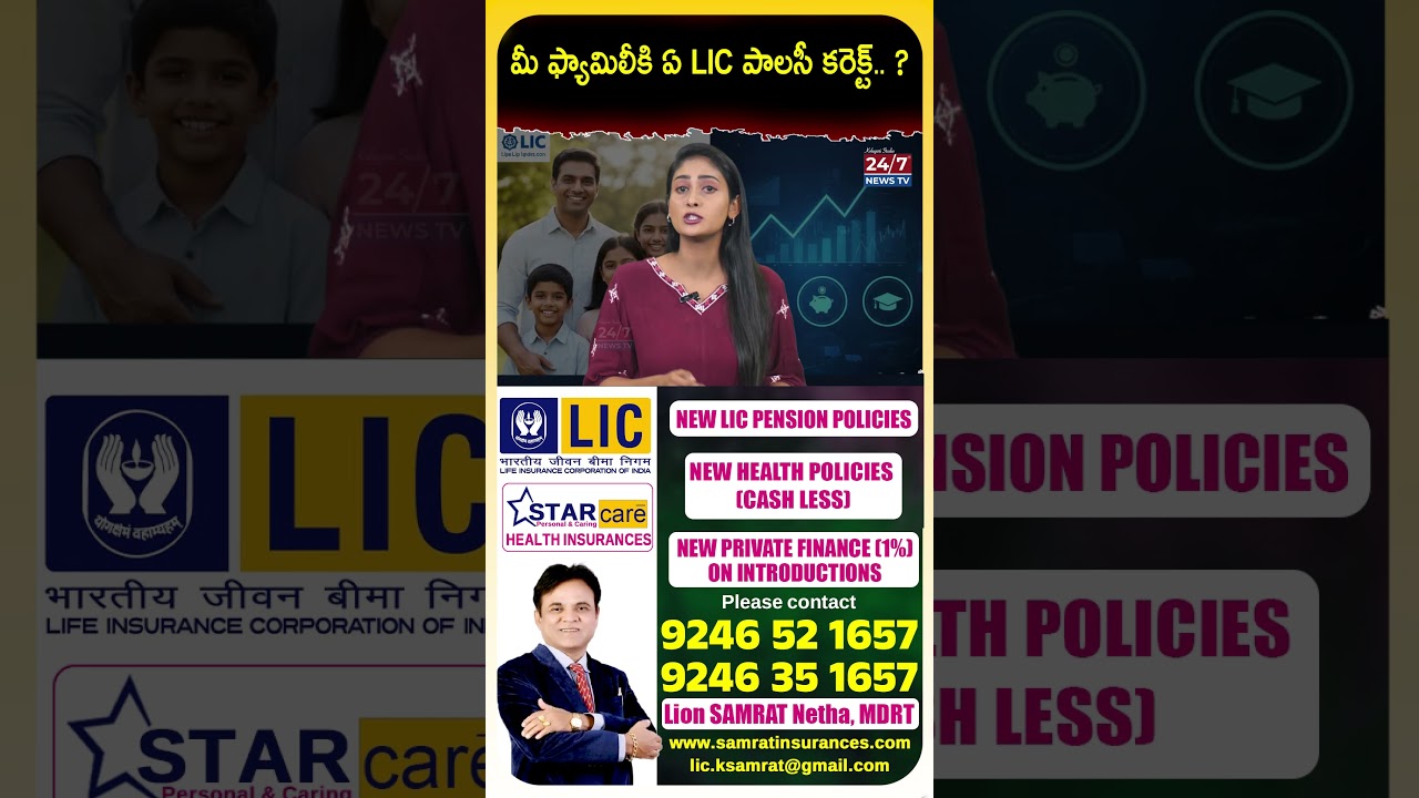 టర్మ్ ఇన్సూరెన్స్ vs ఎండోమెంట్..! | Best LIC Policy in Telugu 2026? | 5 Types of Life Insurance