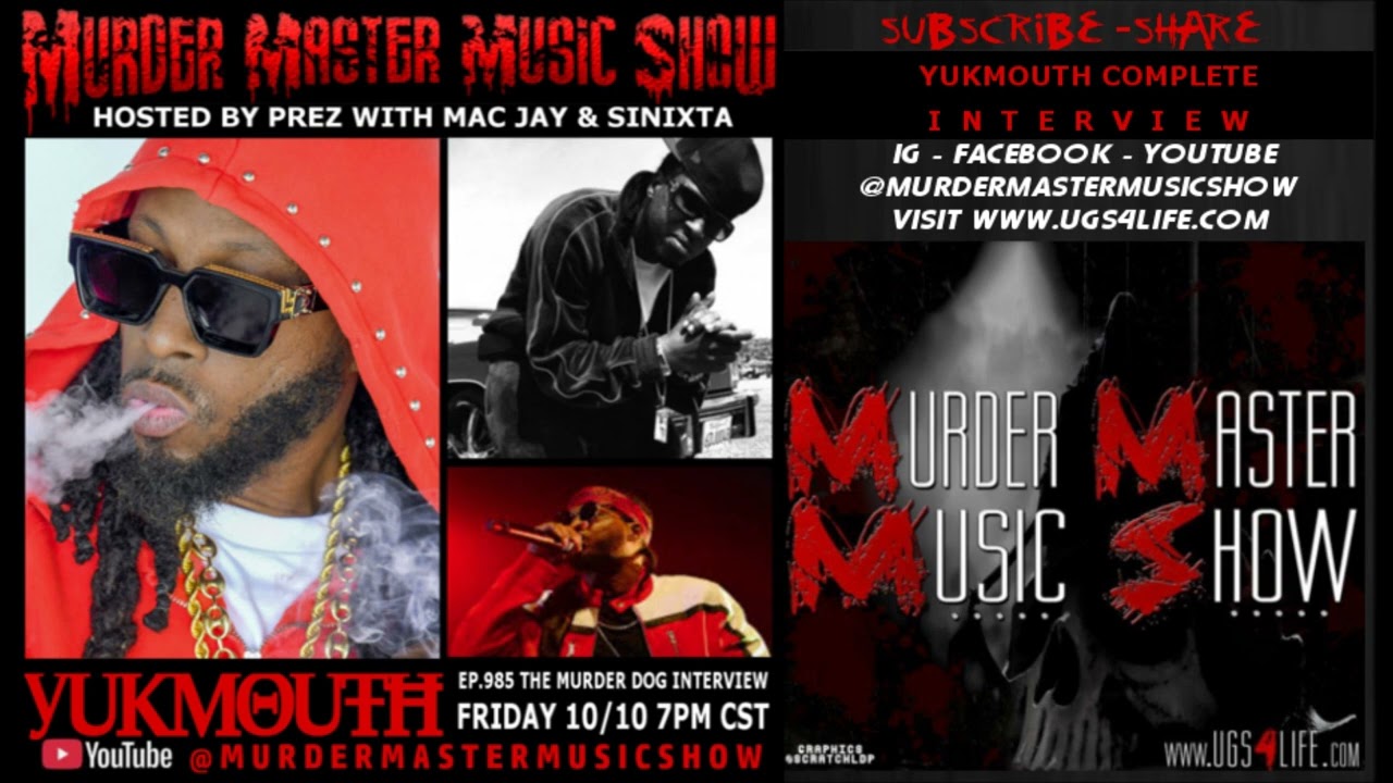 Murder Master Music Show | EP 985 | YUKMOUTH | ПОЛНОЕ ИНТЕРВЬЮ
