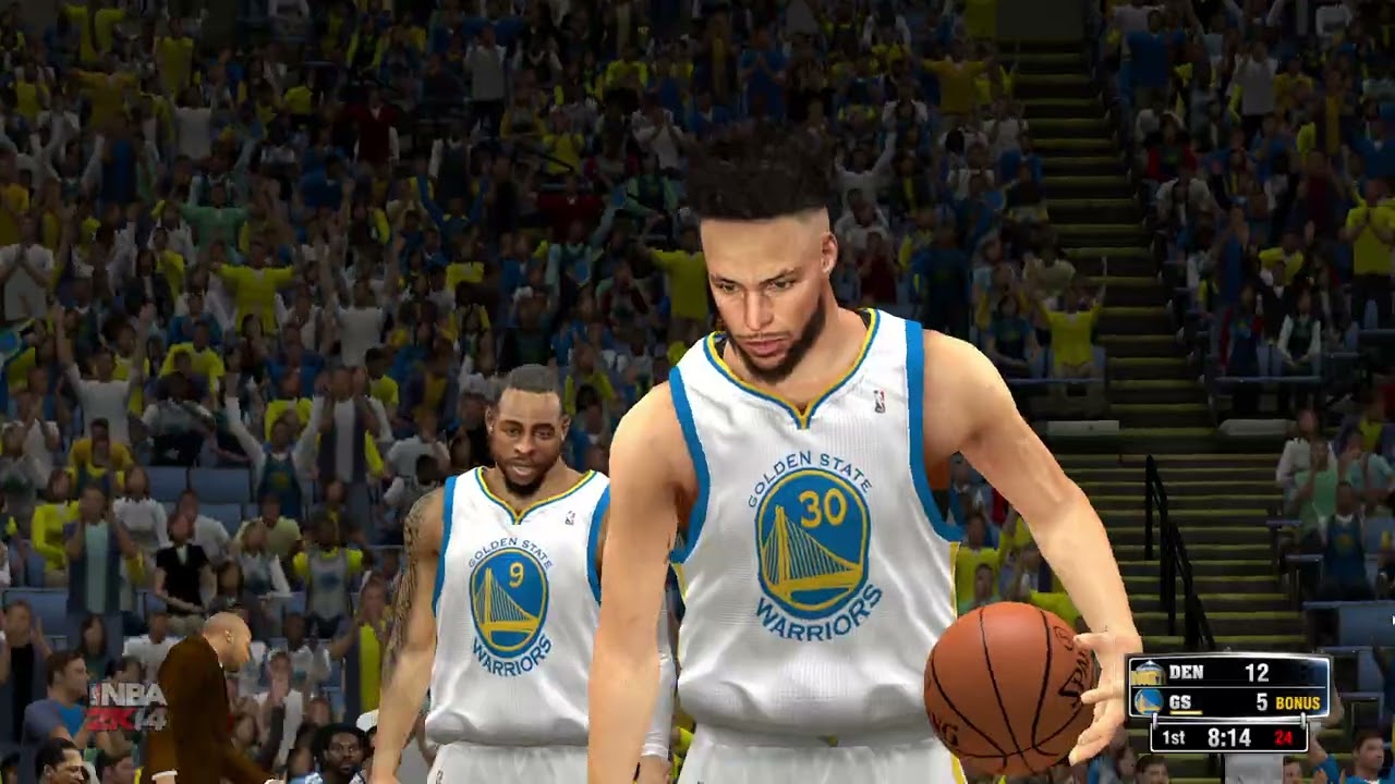 2014-15 G52 GSW vs DEN Full Game (JRandle 19 points and 13 rebounds)