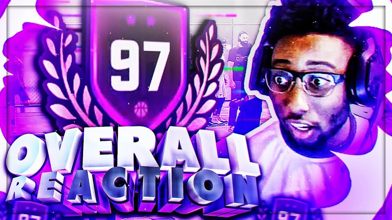 BEST OVERALL REACTION EVER! 97 OVERALL REACTION WITH A 96 OVERALL REACTION!GOLD JERSEY VIP! NBA 2K18