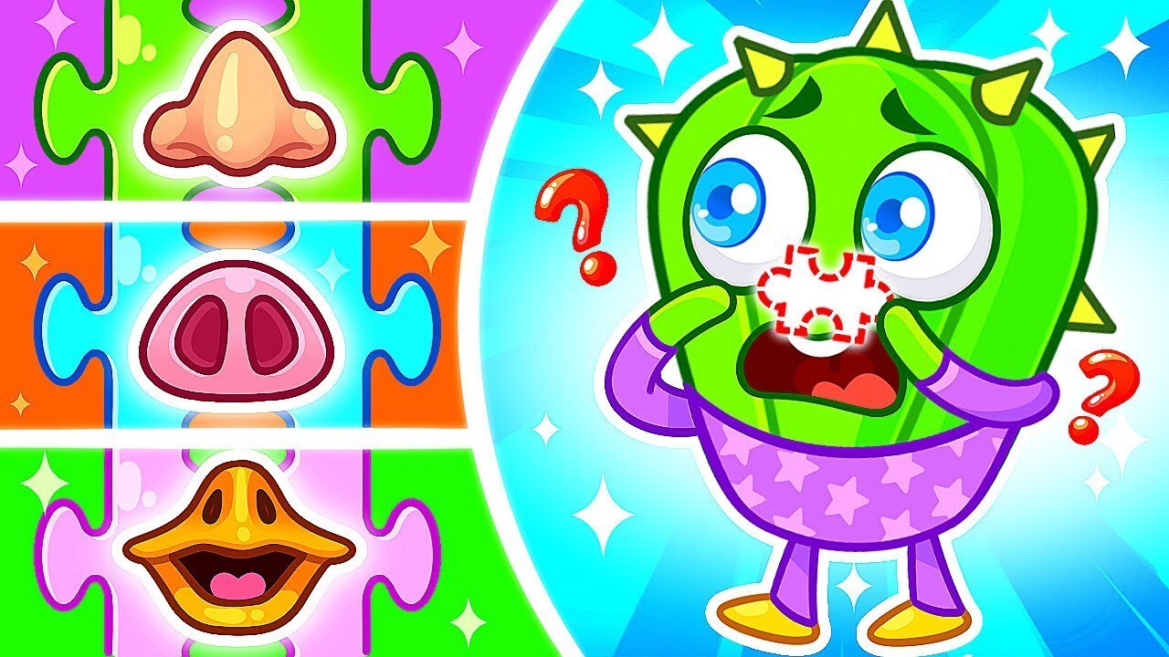 Cadê Meu Nariz? 👃 || Histórias Engraçadas para Crianças por Pit & Penny 🥑