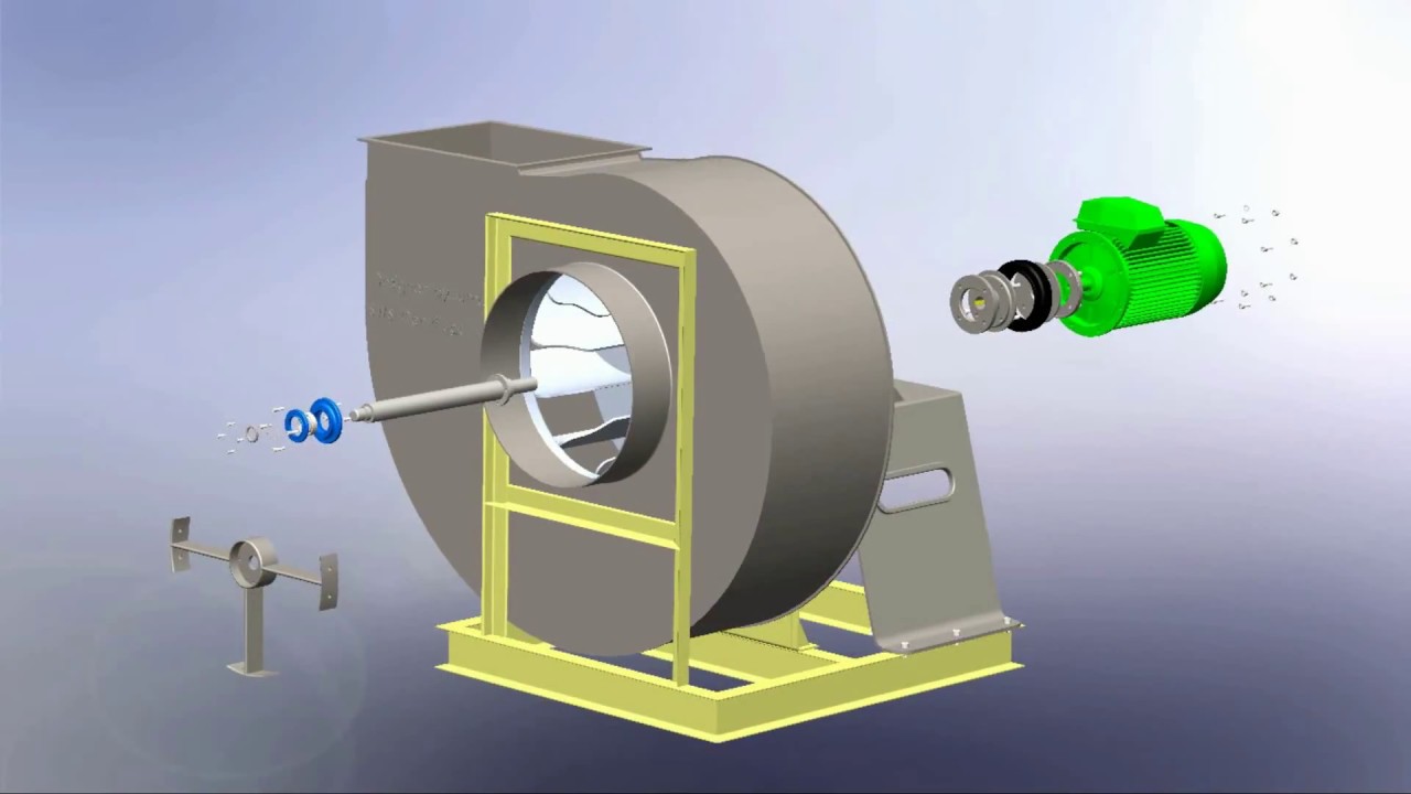 Forward Curved centrifugal Fan assembly,