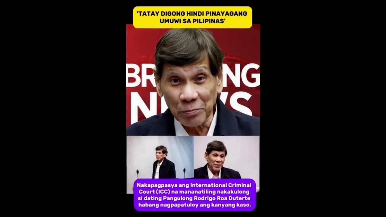 SANA PAYAGAN NG MAKAUWI SI PRES. DUTERTE 🙏🏻 #duterte #viral #prrd