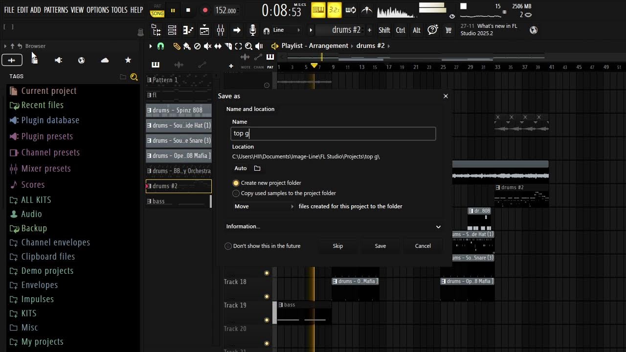 cooking hard hitting beats like southside in fl studio india
