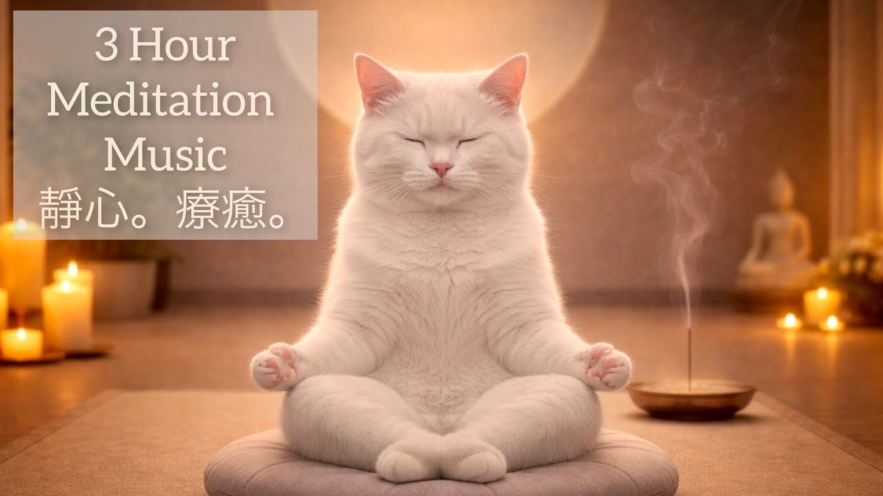 3 Hour 432Hz Alpha Waves Meditation Music 🌿 | 3小時靜心療癒音樂