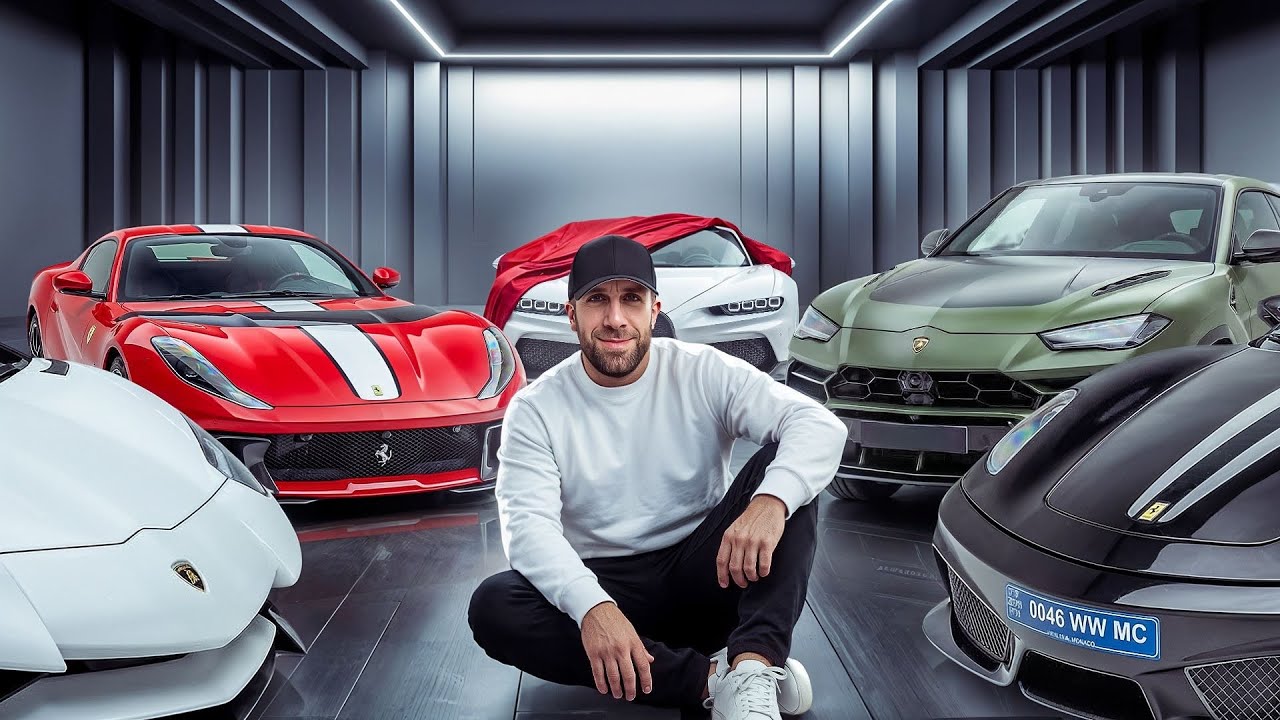 MA COLLECTION DE VOITURES A 10 MILLIONS D’EUROS 😱😱!! JE VOUS MONTRE TOUT 😱😱!!