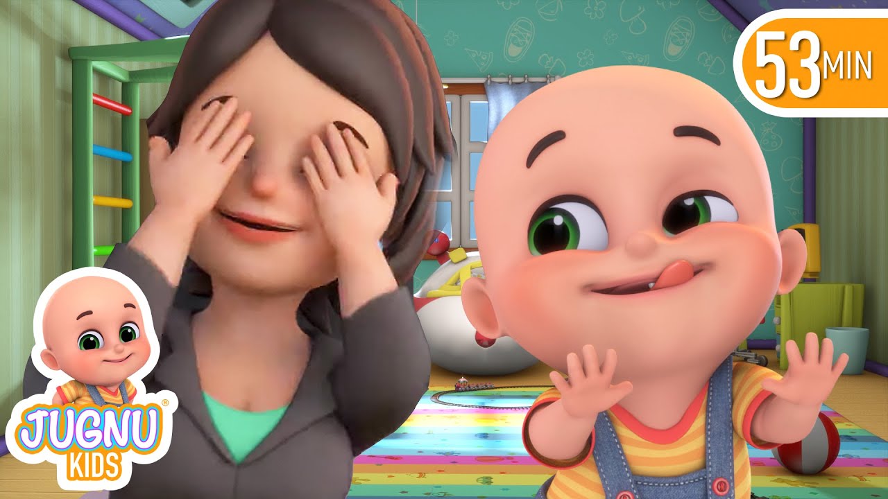Peek a Boo Song, abc | Jugnu Kids Nursery Rhymes & Kids Songs