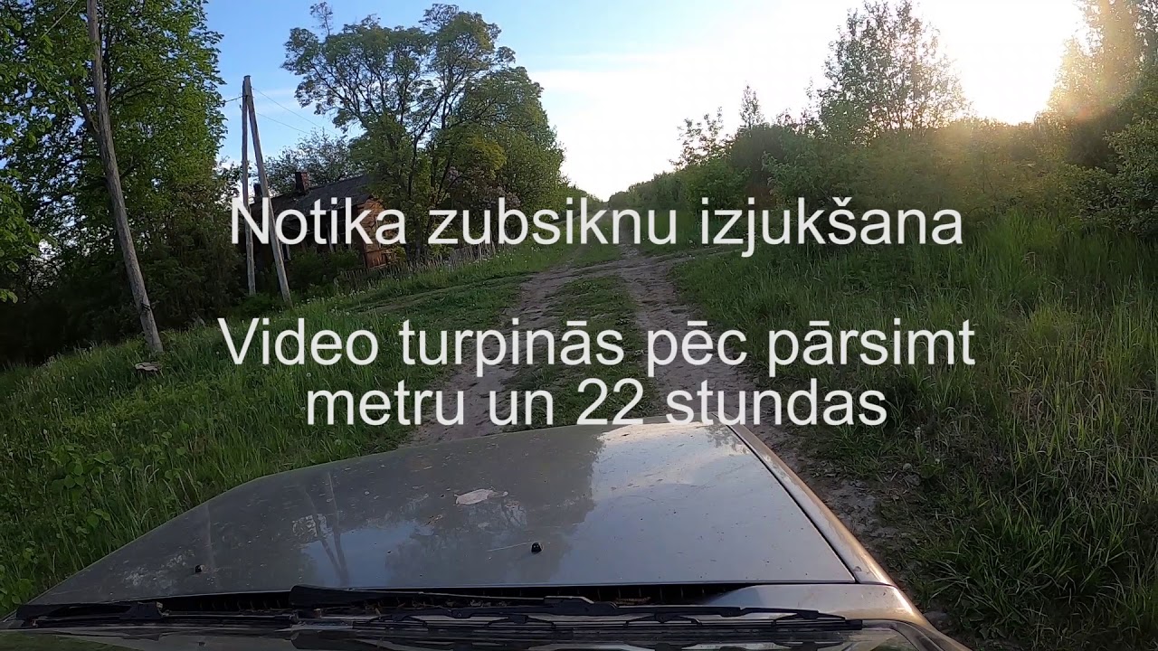 Autobraukšana gar dzelzceļu līniju Žīguri - Gulbene - Ieriķi