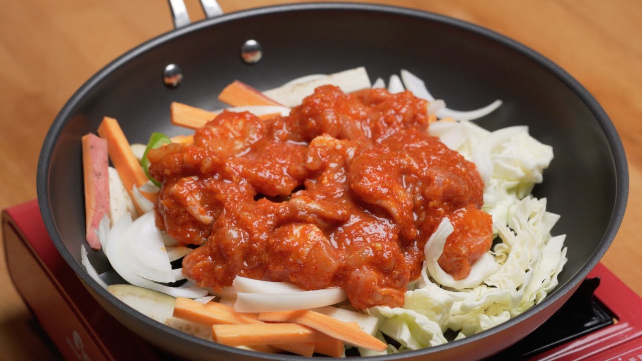 Recette de Dakgalbi (닭갈비) très facile à faire à la maison