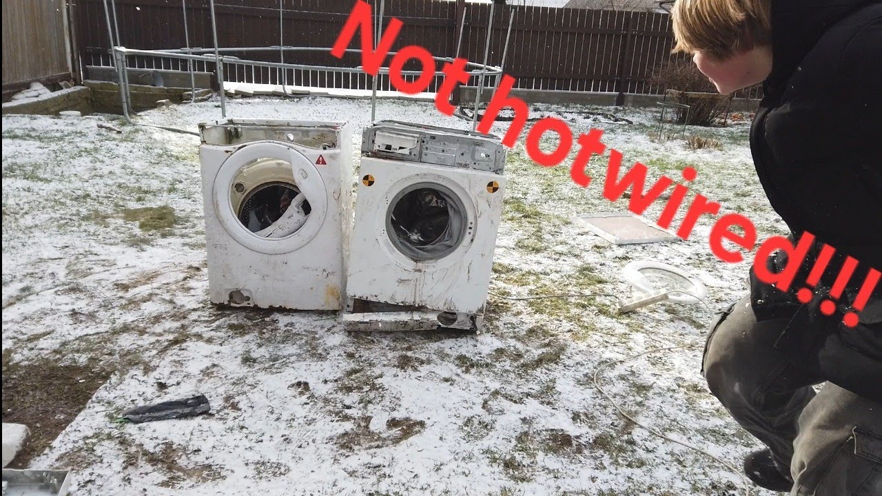 THE UNKILLABLE AEG WASHING MACHINE. (Washing machine destruction)