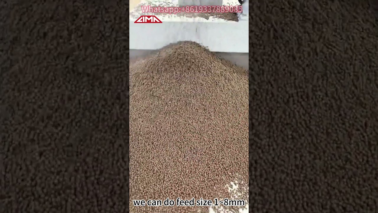 How to produce floating fish feed pellets by extruder machine #feedpelletmachine #fishfeedextruder