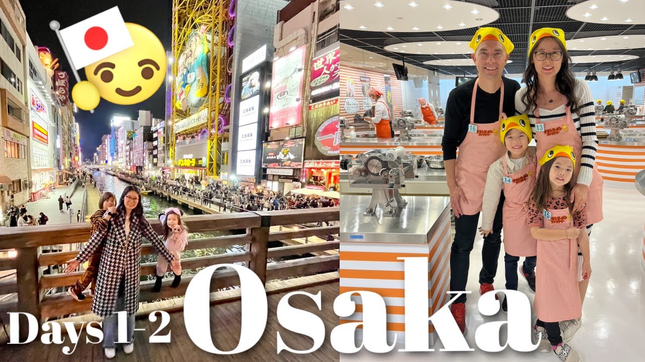 Japan Vlog 🇯🇵 | Osaka Days 1-2: CupNoodles Museum, Dotonbori Shopping + Eats!