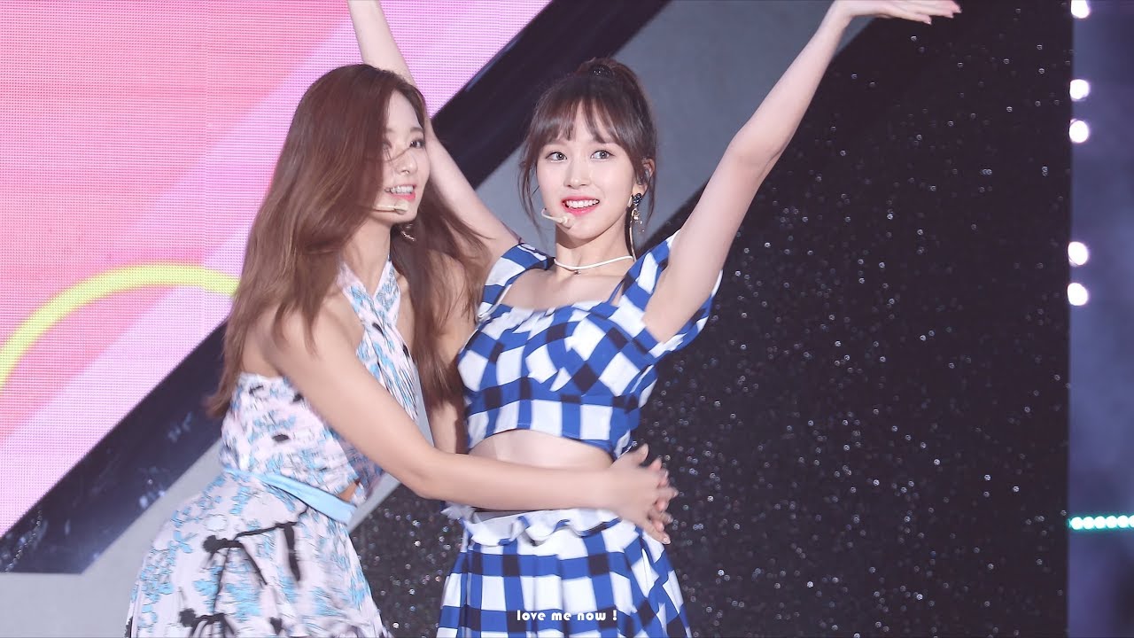 [4K] 180908 코리아 뮤직 웨이브 Heart Shaker 트와이스 미나 직캠 twice mina fancam