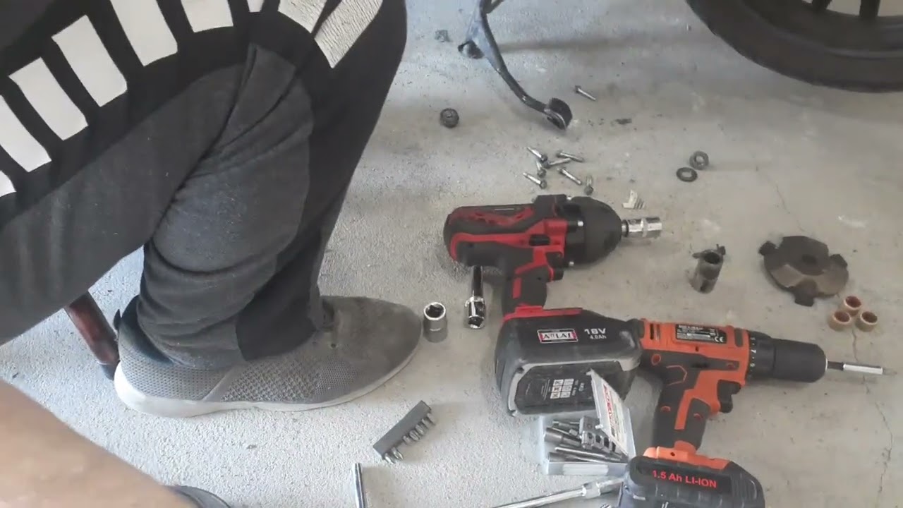 Sym Symphony St 200 Varyatör Bakımı 4000rpm Yayların Yerine 1000rpm Yayların Takılması