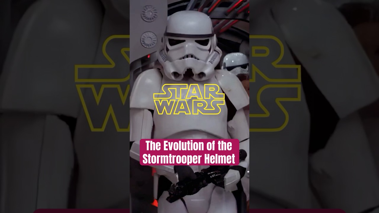 The Evolution of 'Star Wars' Stormtrooper Helmets #movies
