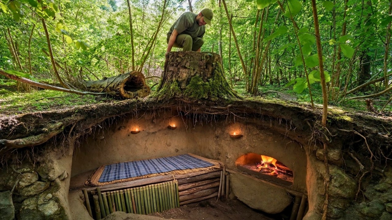 He Built the Most SECRET CABIN in the World
