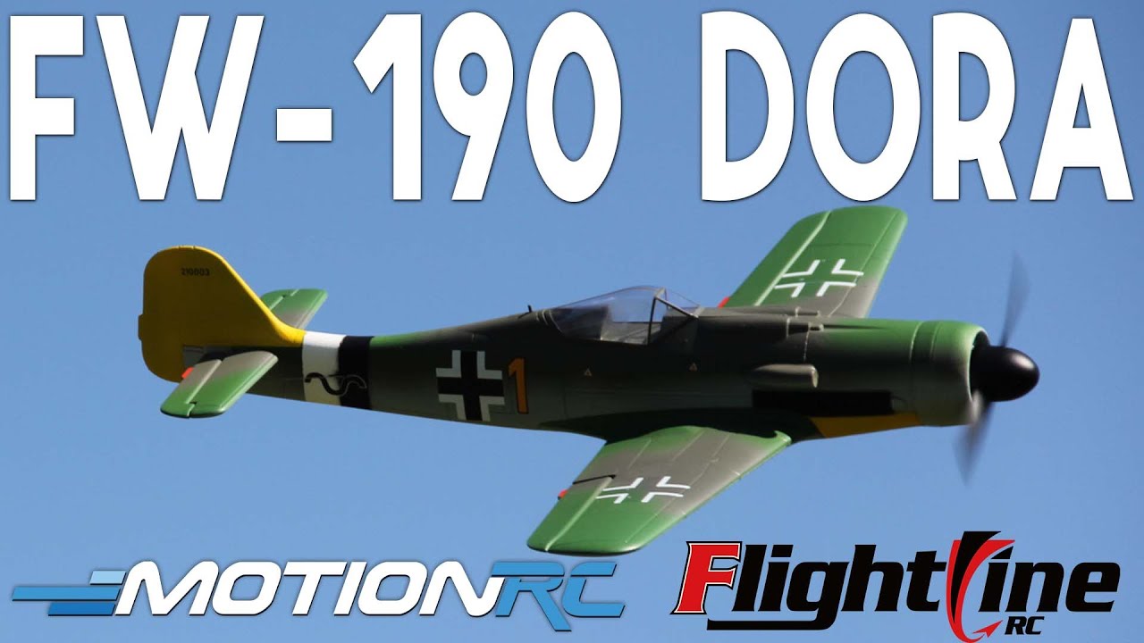 Fun Flight of the FlightLine FW-190 Dora | Motion RC