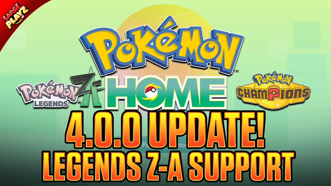 Грядёт крупное обновление Pokemon Home! | Поддержка Legends Z-A