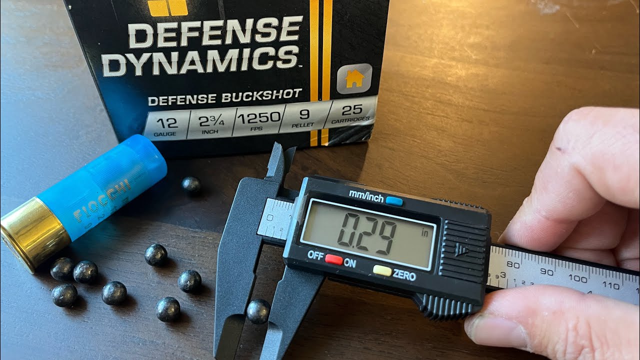 Best defense buckshot available* Gel test and patterning