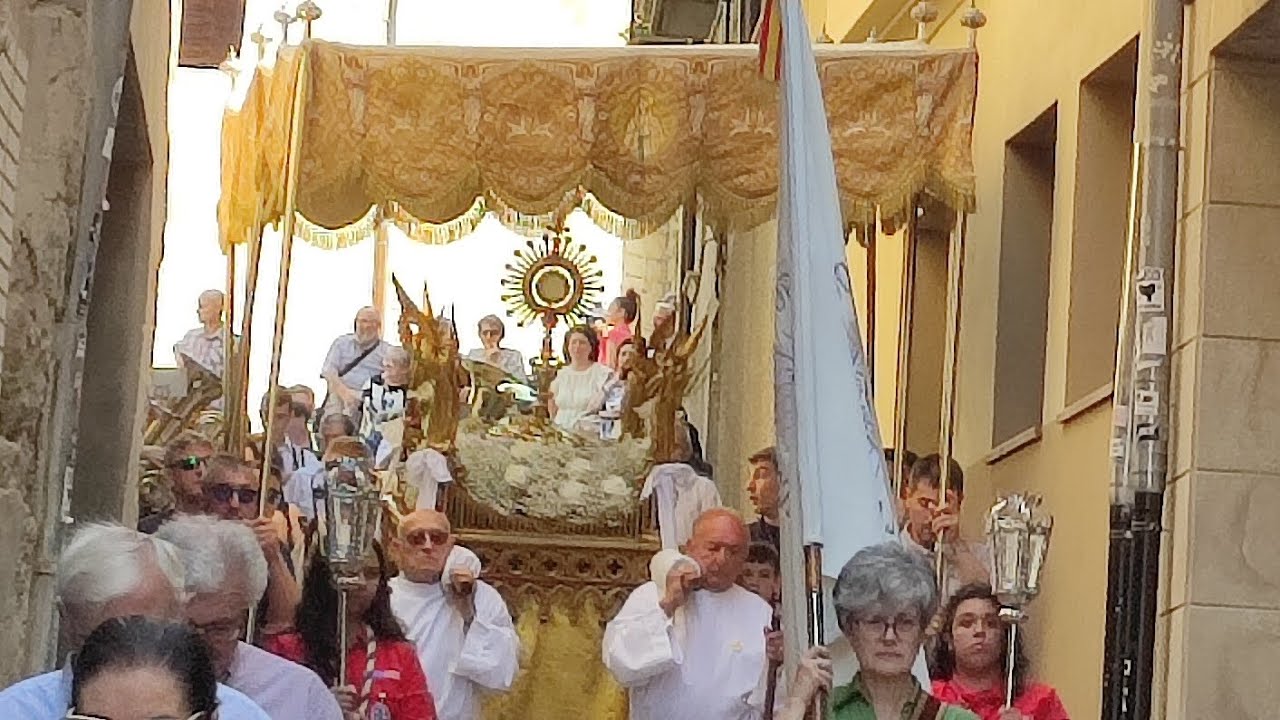 Procesión del Corpus Christi en Tafalla, Navarra. 22 de junio de 2025.