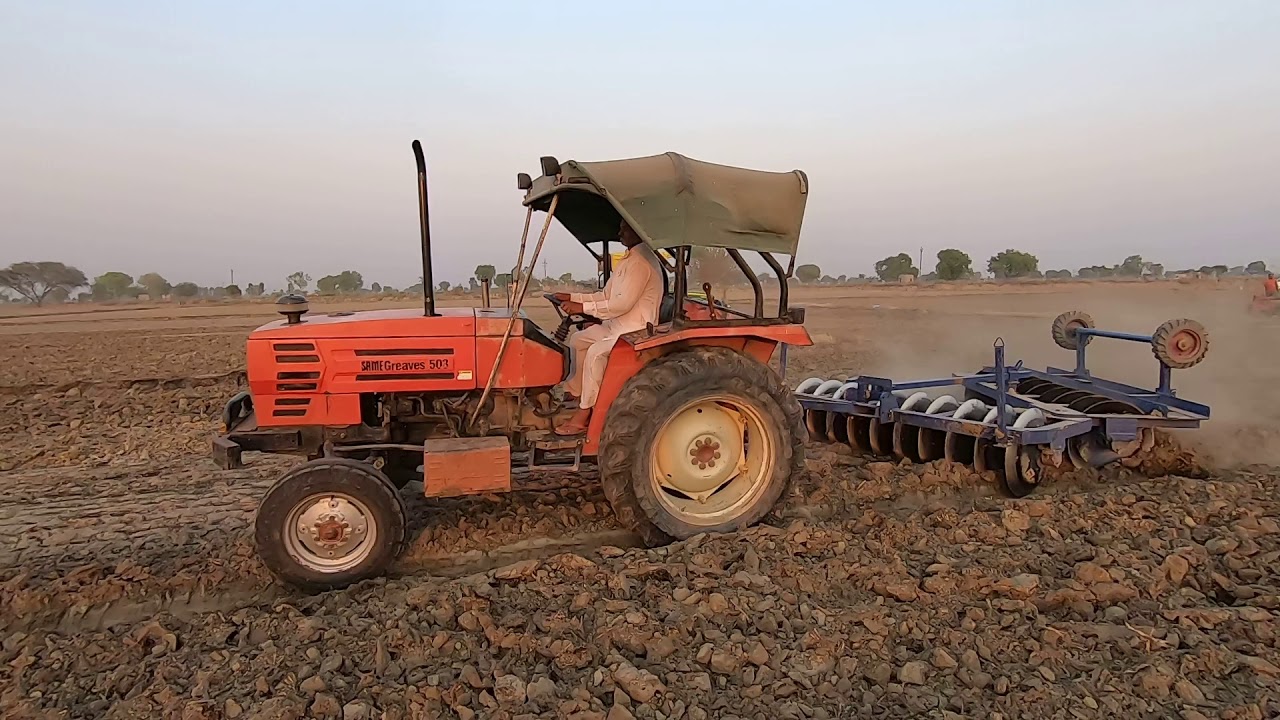 Same 503 tractor average 1 litter in 6 minute with 10X10 harrow