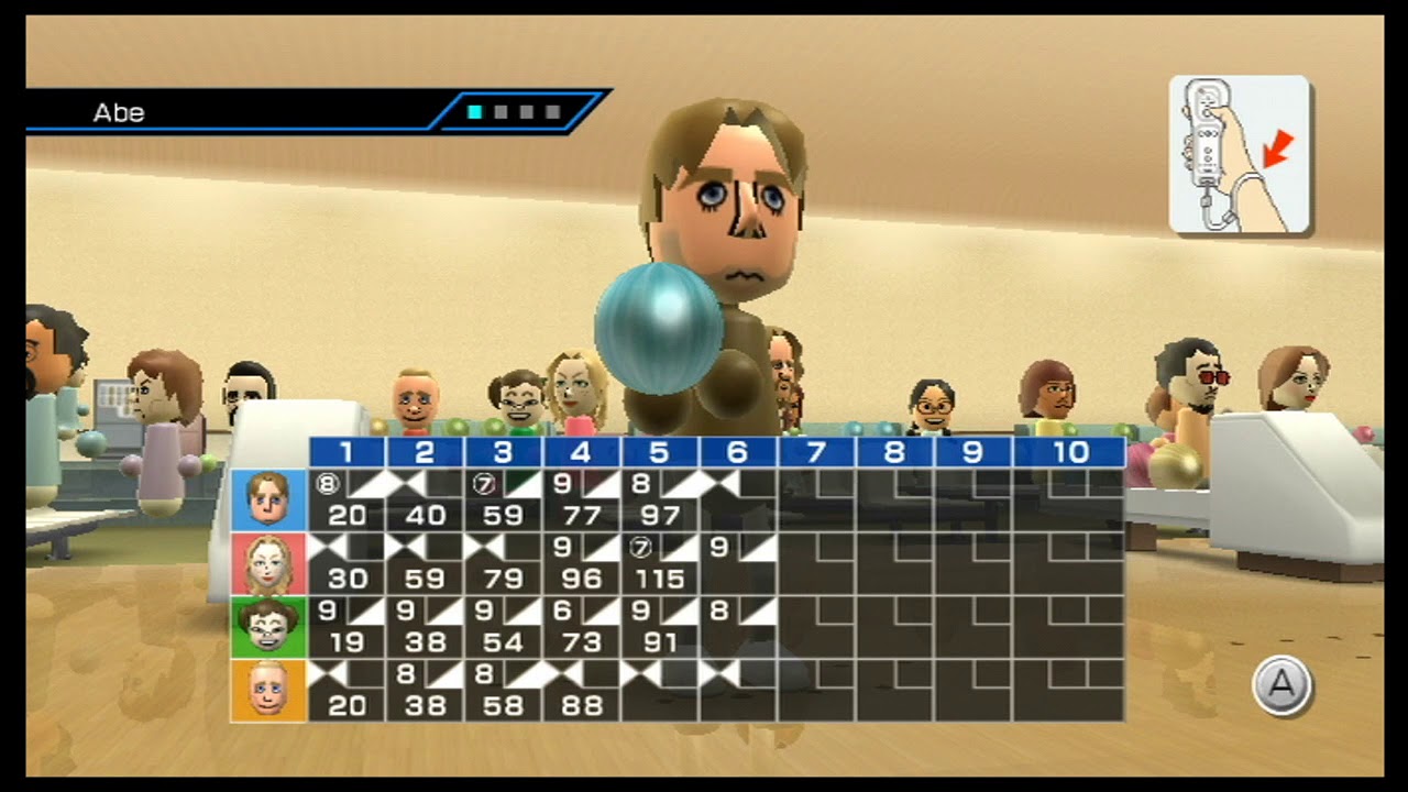Wii Sports - Bowling: 4-Player Match #2