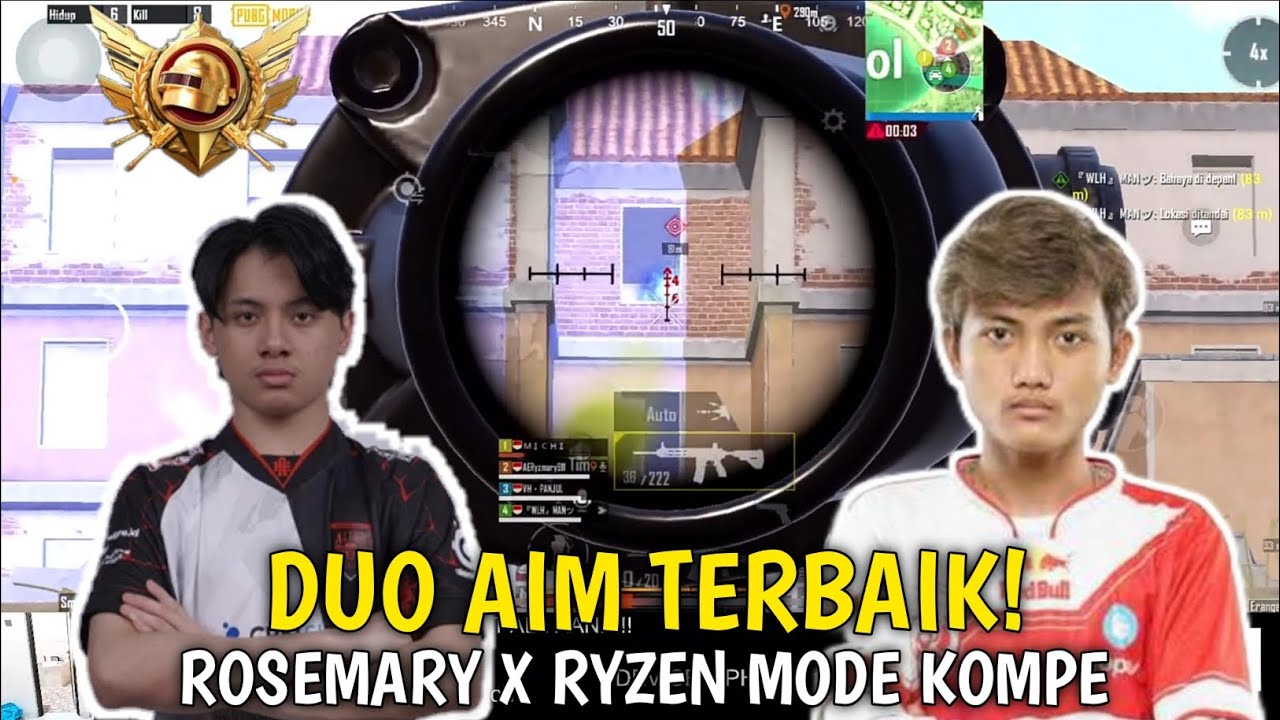 ROSEMARY MODE KOMPE!🔥 Rosemary Mabar bareng Ryzen – Komunikasi & Gameplay Pro Player Level Dunia!