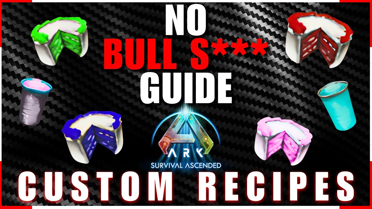 🦖 Ultimate Custom Recipes Guide for ARK: Survival Ascended! 🍲 | Boost Stats, Efficiency & Survival