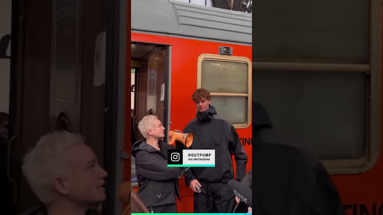 POV: Jannik Sinner checks your train ticket on the way to the Winter Olympics 🤩 #milanocortina2026