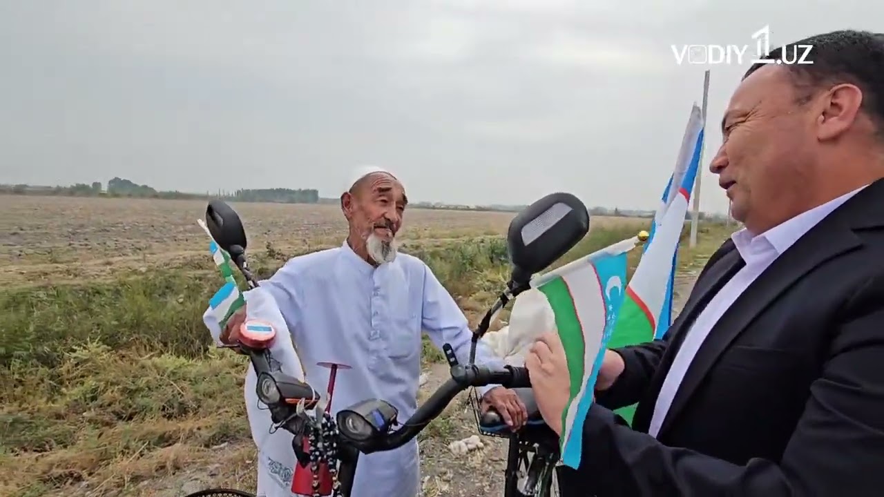 Velosipedda Umra safariga chiqqan 64 yoshli andijonlik otaxon