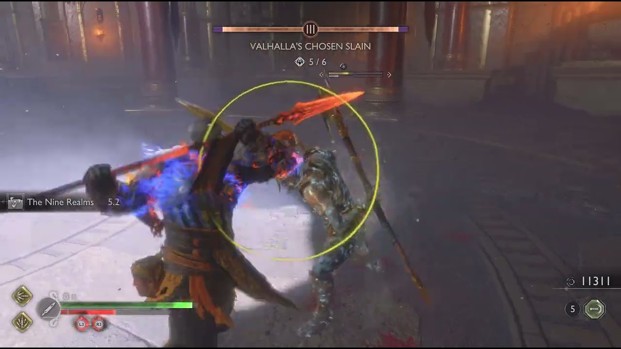 Dark Odessey Kratos VS King Hrolf Kraki berserker boss fight #326 (Give Me Prowess) (4K HDR)