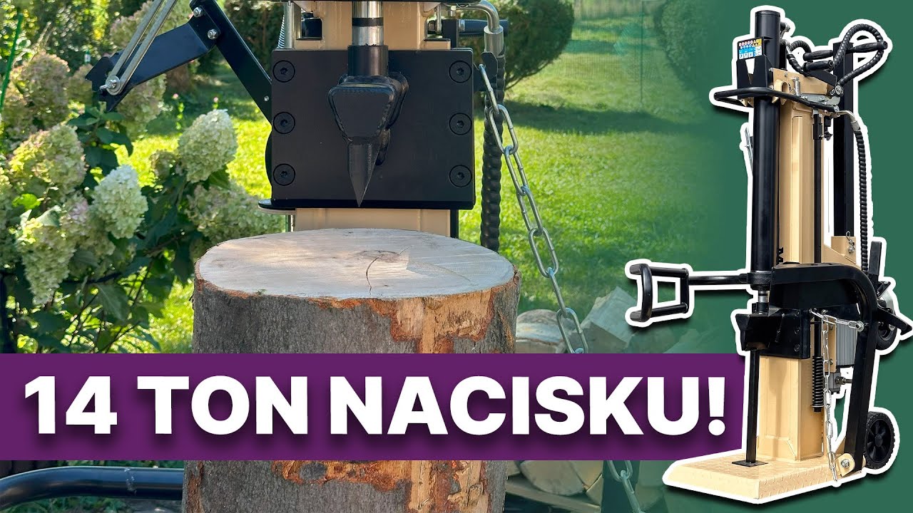 Tym sprzętem ogarniesz opał na całą zimę! 🔥 Łuparka do drewna MEYER M14TN