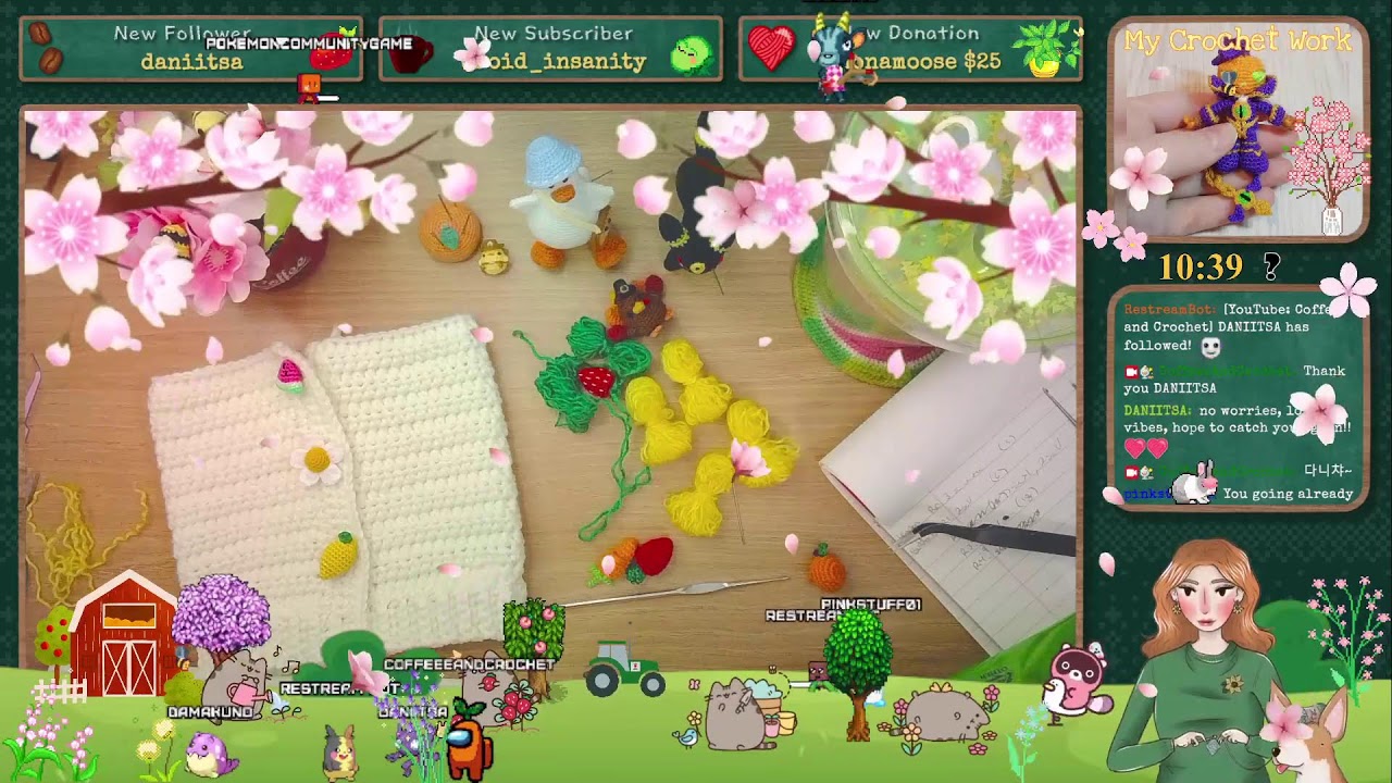 🧶 Crochet With Coffee ☕ | Let's Design Crocheted Lemon Buttons 🍋 #crochetandchat