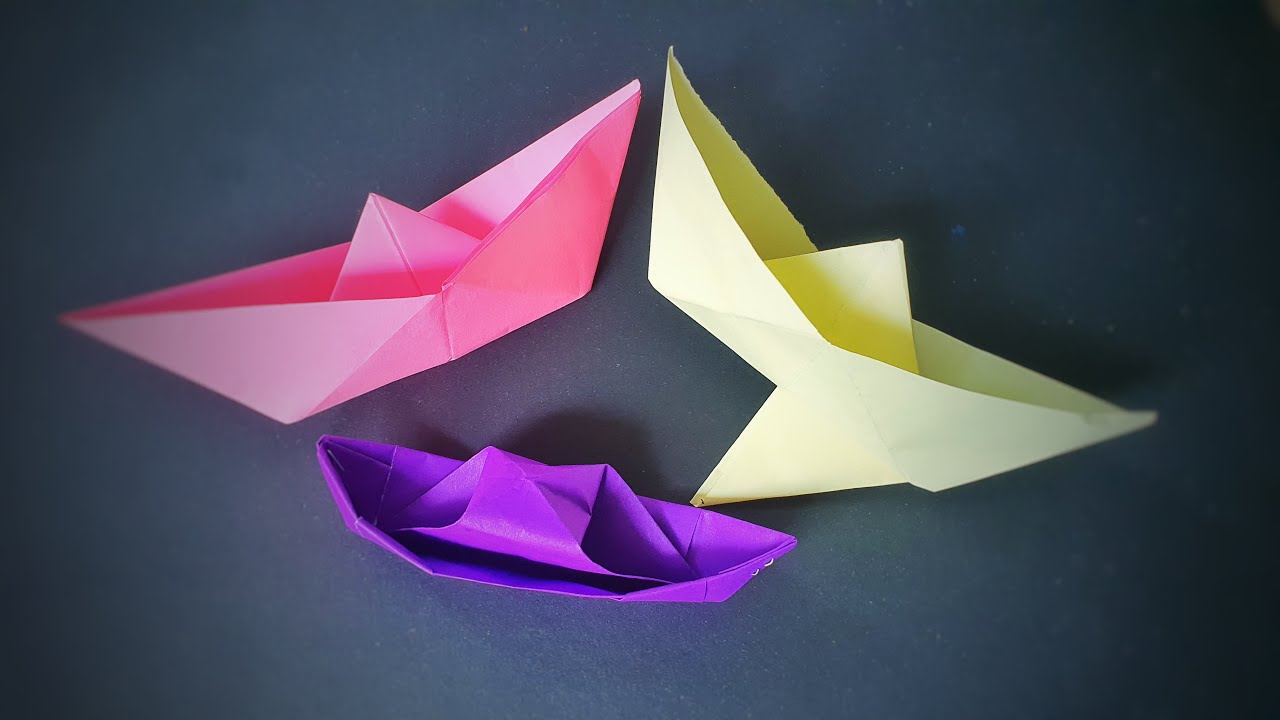 How to Make a Paper Boat | Paper Speed Boat | Origami Boat | 3 boats in single video | Paper boat
