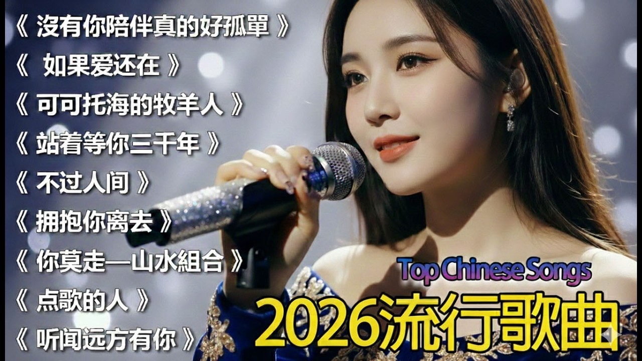 Top Chinese Songs 2026☘️☘️ 2026流行歌曲【無廣告】2026最新歌曲 2026好听的流行歌☘️☘️華語流行串燒精選抒情歌 🎊🎊可可托海的牧羊人 , 你的万水千山,红尘情歌.