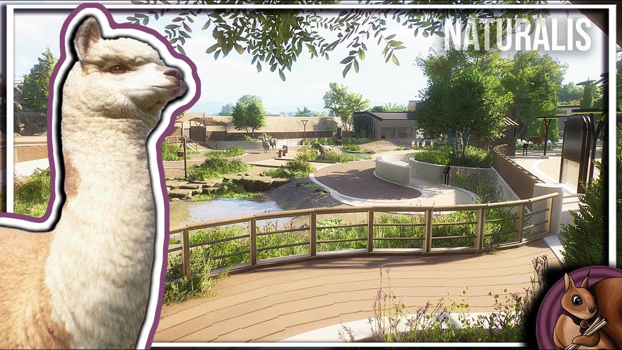 Alpaca, Llama, Capybara Habitat | Planet Zoo Speedbuild | Naturalis EP. 45