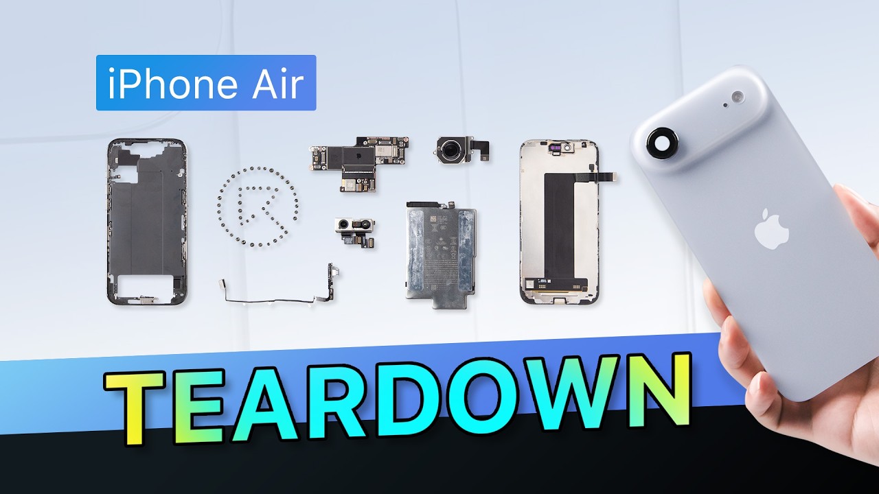 Разборка iPhone 17 Air: тоньше &mdash; значит сложнее ремонтировать?