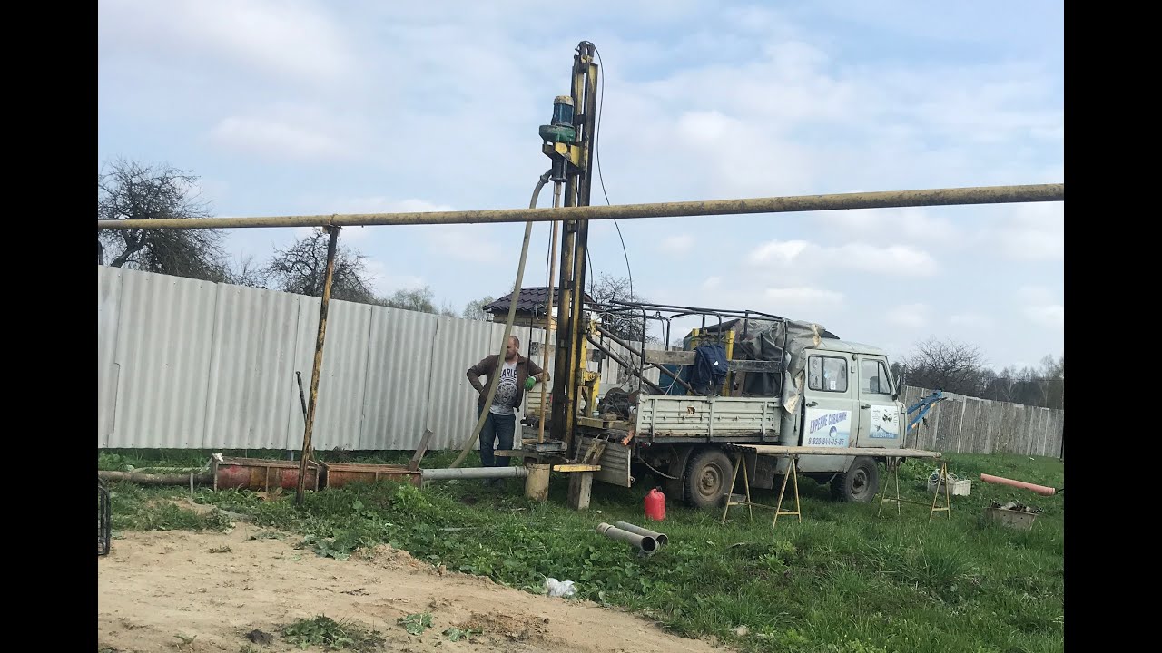 Бросили штанги на сутки в забое\Скважина на мел.