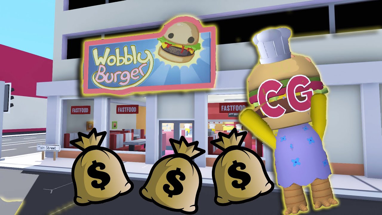 I am THE BEST at making BURGERS EVER!!! | Wobbly Life Gameplay