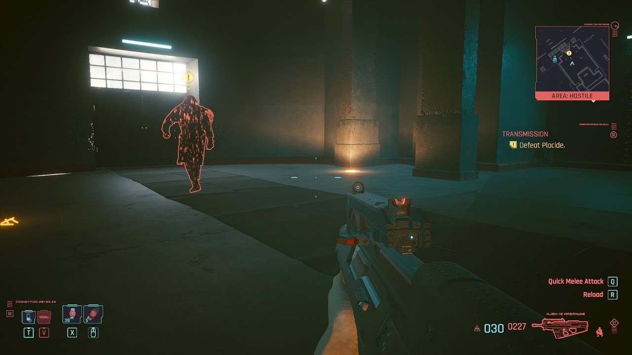 Defeat Placide easy-peasy (Boss Fight) #Cyberpunk2077