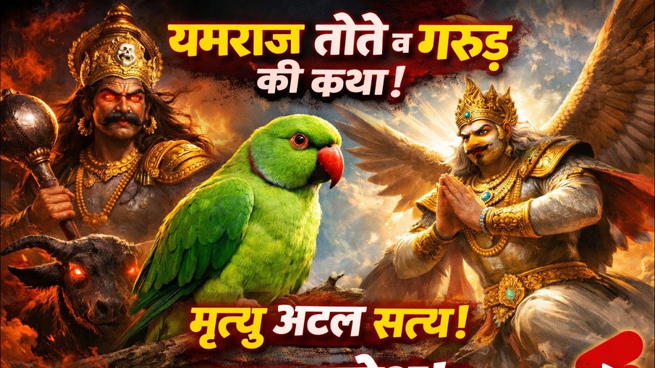 यम राज जी व तोते की कहानी #कर्मफल #श्रीहरिविष्णु #तोतेकीकहानी 