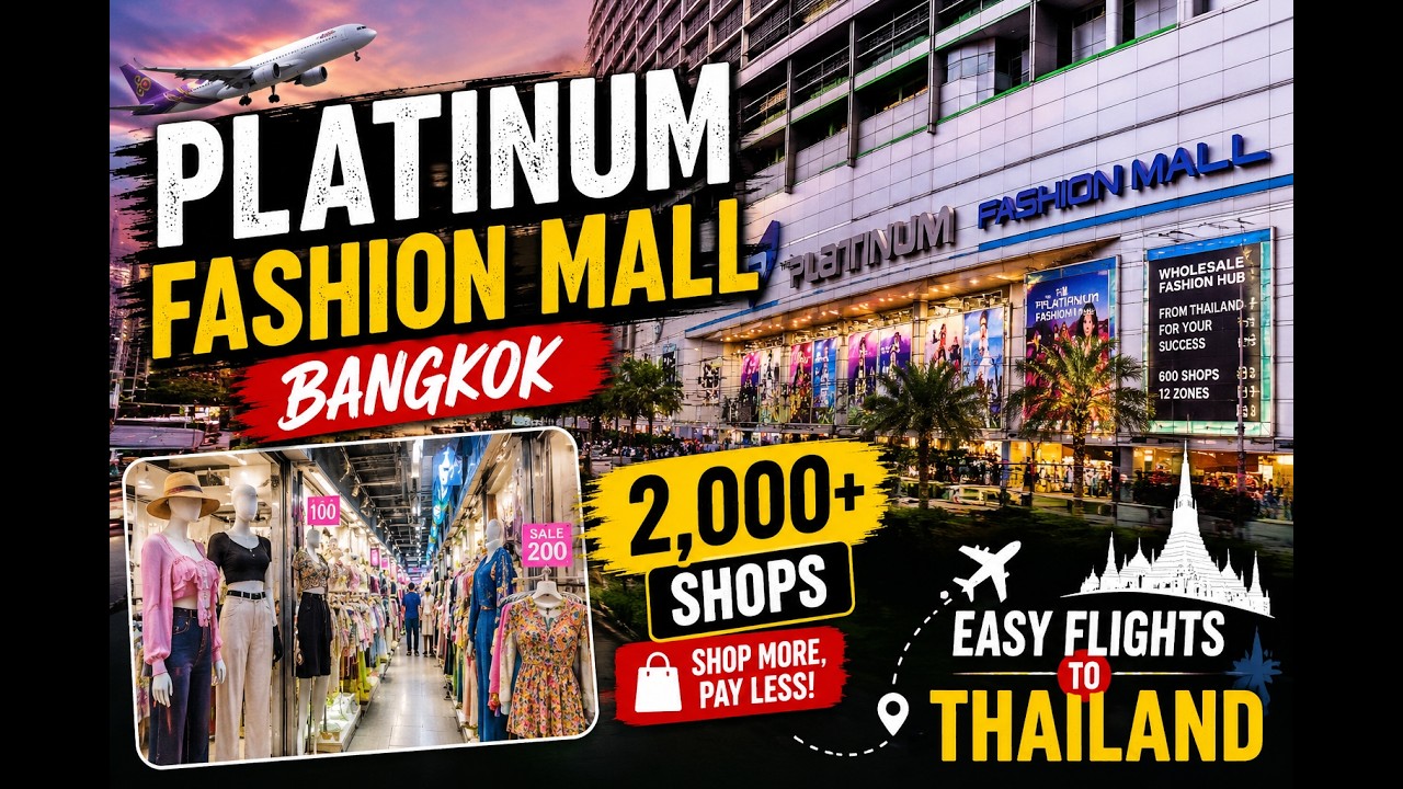 Platinum Fashion Mall Bangkok | 2,000+ Shops & Easy Flights to Thailand