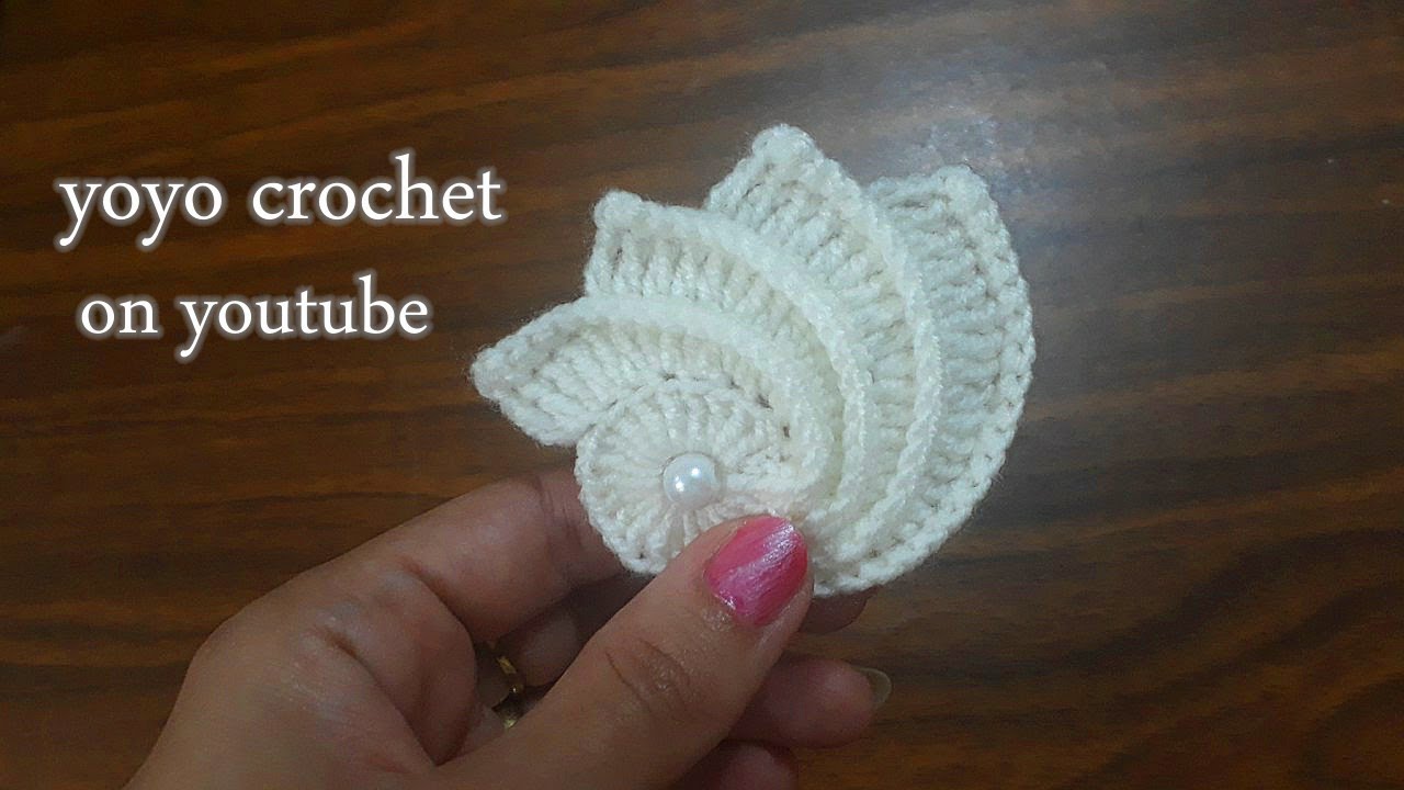 كروشية وحدة غرزة اللؤلؤة بالشرح المبسط  لعمل شال/ مفرش/تزيين الملابس- crochet The pearl #يويو كروشية