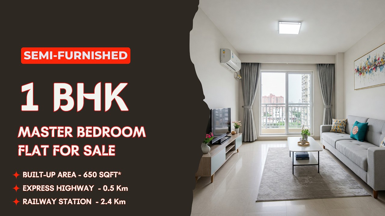 🏠 1 BHK Flat for Sale in Kalwa, @ ठाणे West 🌆 Affordable flats in ठाणे! | #ThaneHousing, #home #sale
