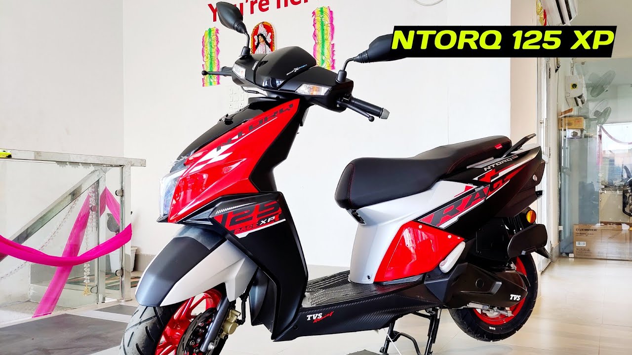 2025 TVS Ntorq 125 Race XP IGo Assist (Race Red) Detail Walkaround Review ⭕❗⭕|| @LocalAbroad